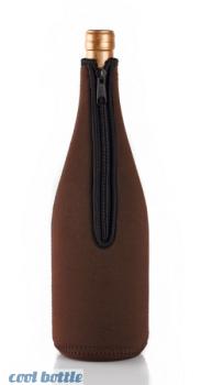 Preview: Weinkuehler Schlegelflasche 1,0 Liter braun
