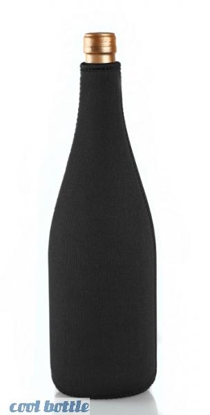 Weinkuehler Schlegelflasche 1,0 Liter in schwarz