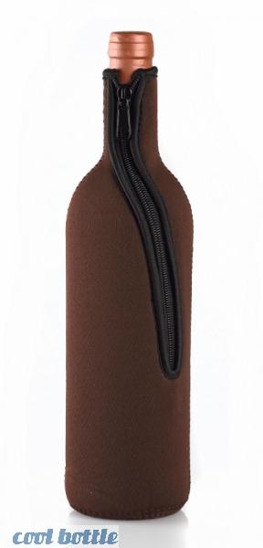 Weinkuehler 0,75 Liter in braun