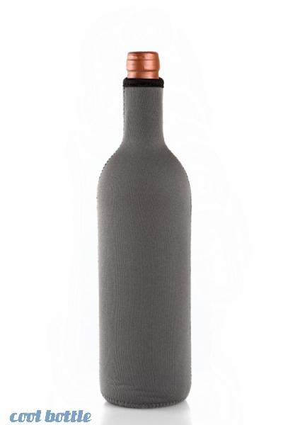 Weinkuehler 0,75 Liter in grau