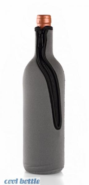 Weinkuehler 0,75 Liter in grau