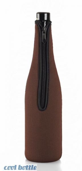 Weinkuehler Schlegelflasche 0,75 Liter braun