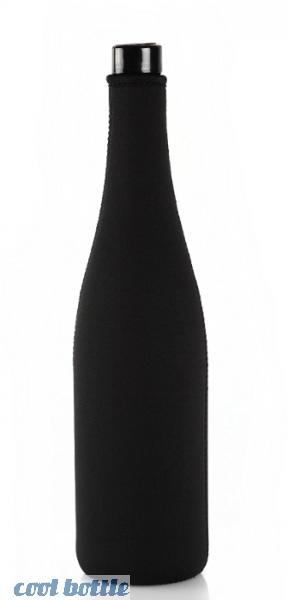 Weinkuehler Schlegelflasche 0,75 Liter schwarz