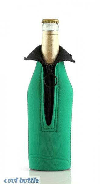 Flaschenkuehler 0,33 Liter in gruen