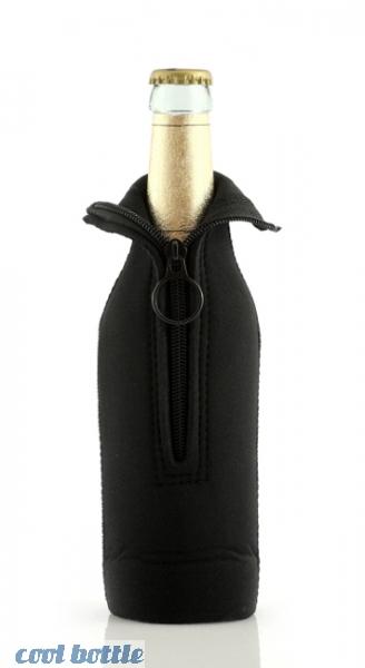 Flaschenkuehler 0,33 Liter in schwarz